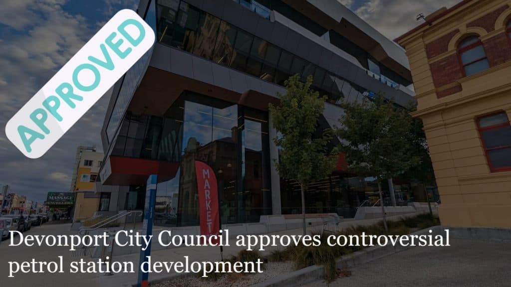 devonport city council approves controversial petrol station development
