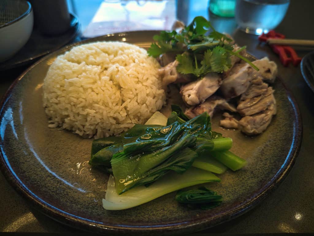mr good guy dinner menu review hawker stall hainanese chicken rice